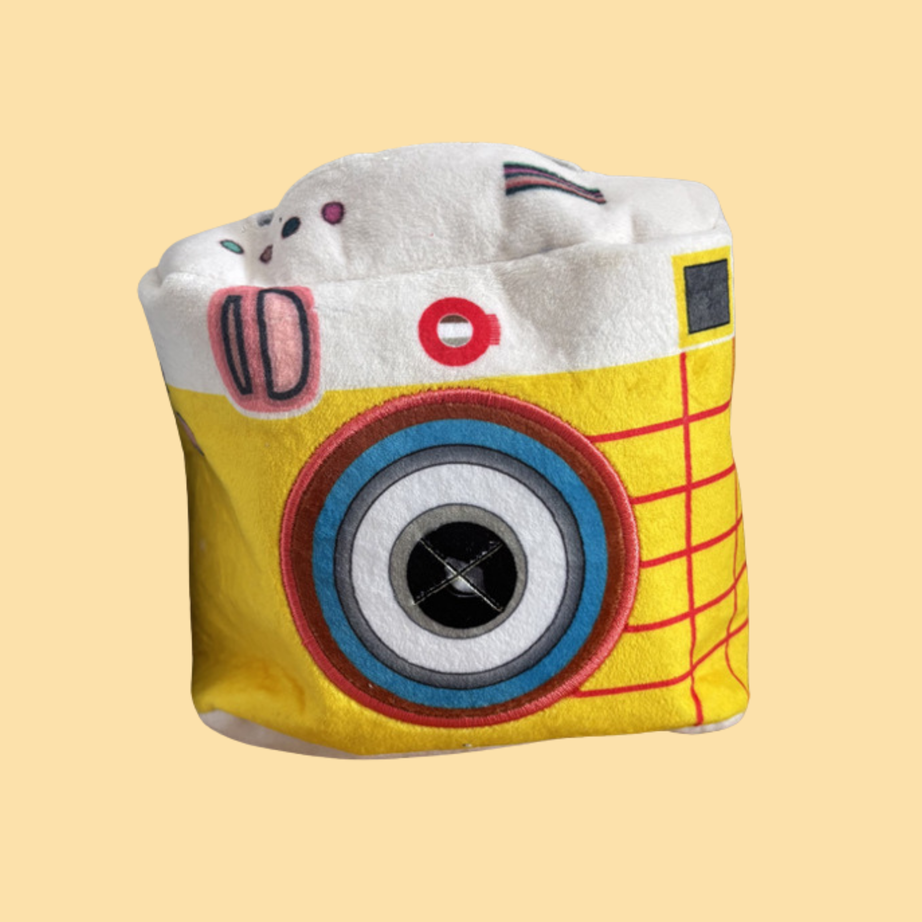 Camera Snuffle Plush Toy