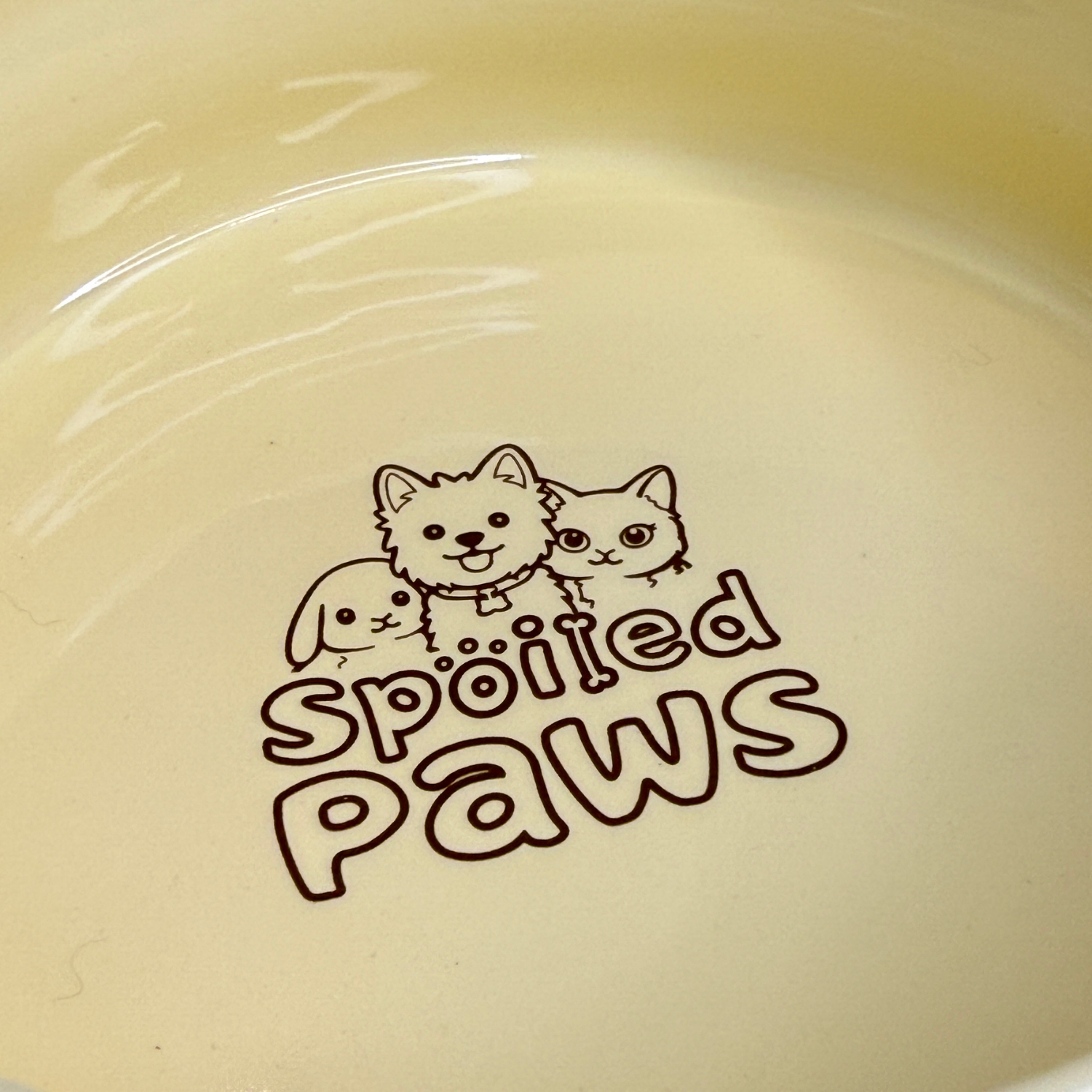 Spoiled Paws Cloud Hug Bowl(Yellow)