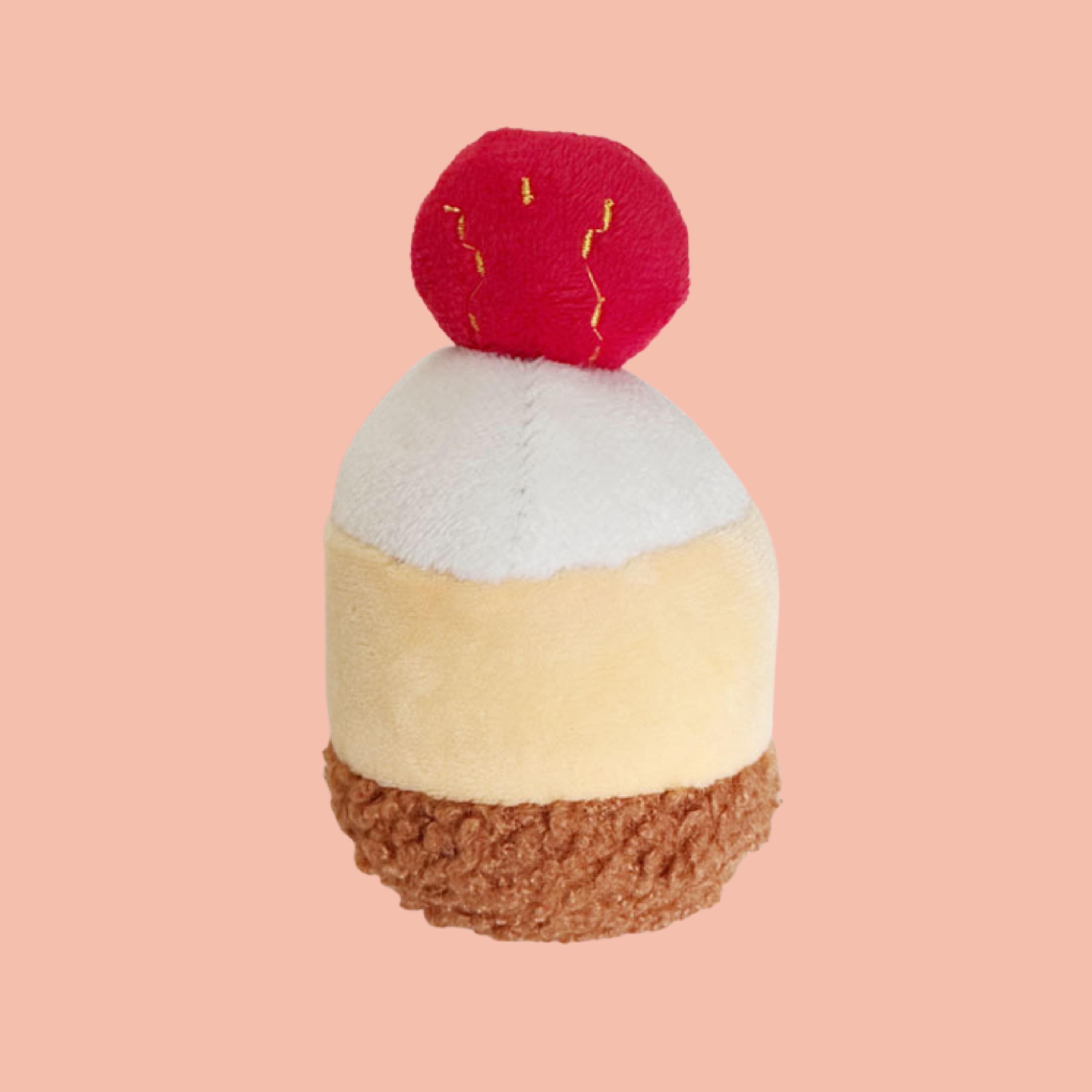 Strawberry Cake Plush Squeaky Toy