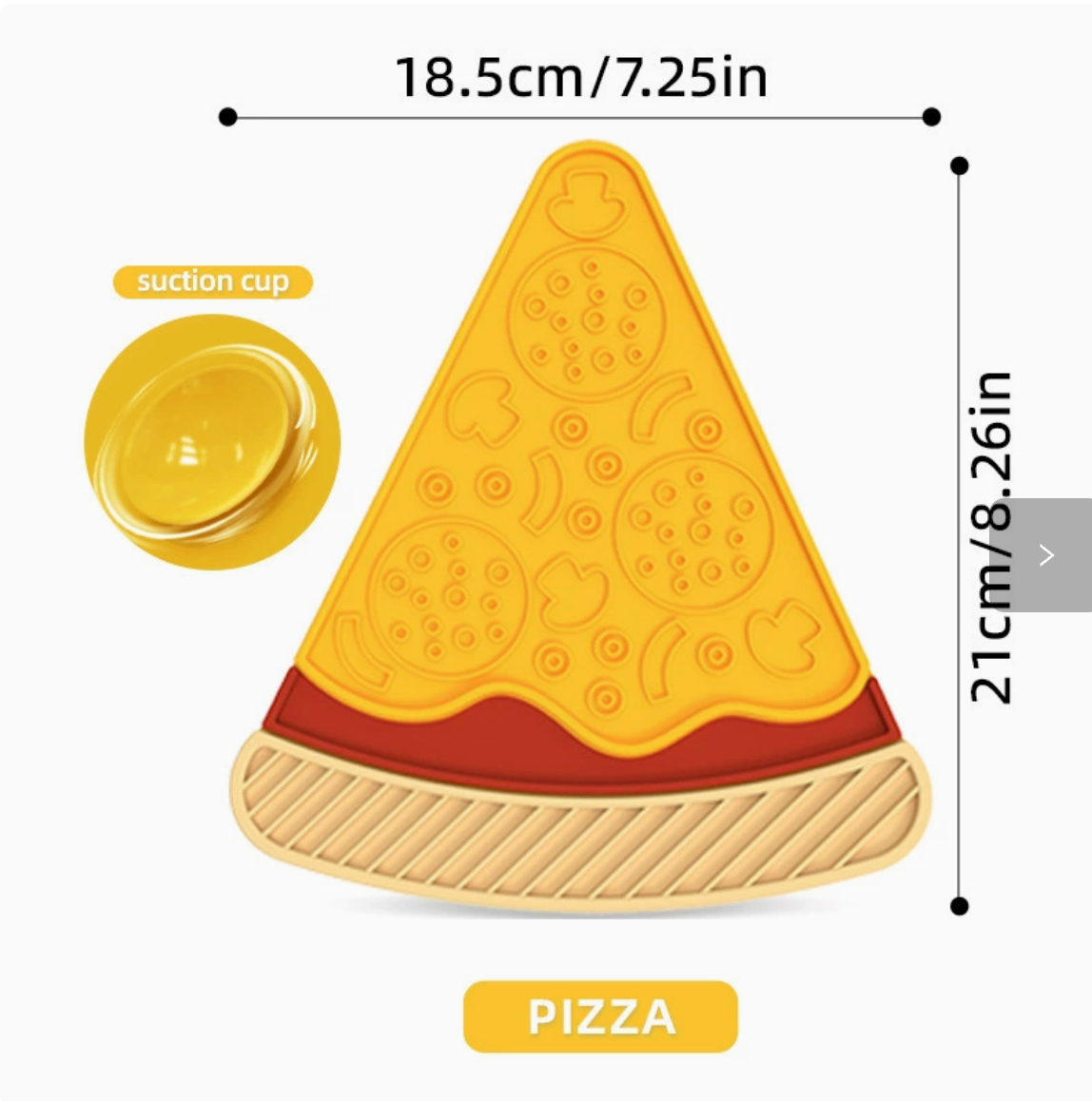 Pizza Licking Mat