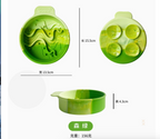 Green Gradient Slow Feeder Bowl