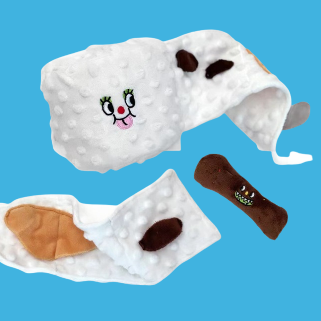 Toilet Paper Roll Snuffle Squeaky Toy