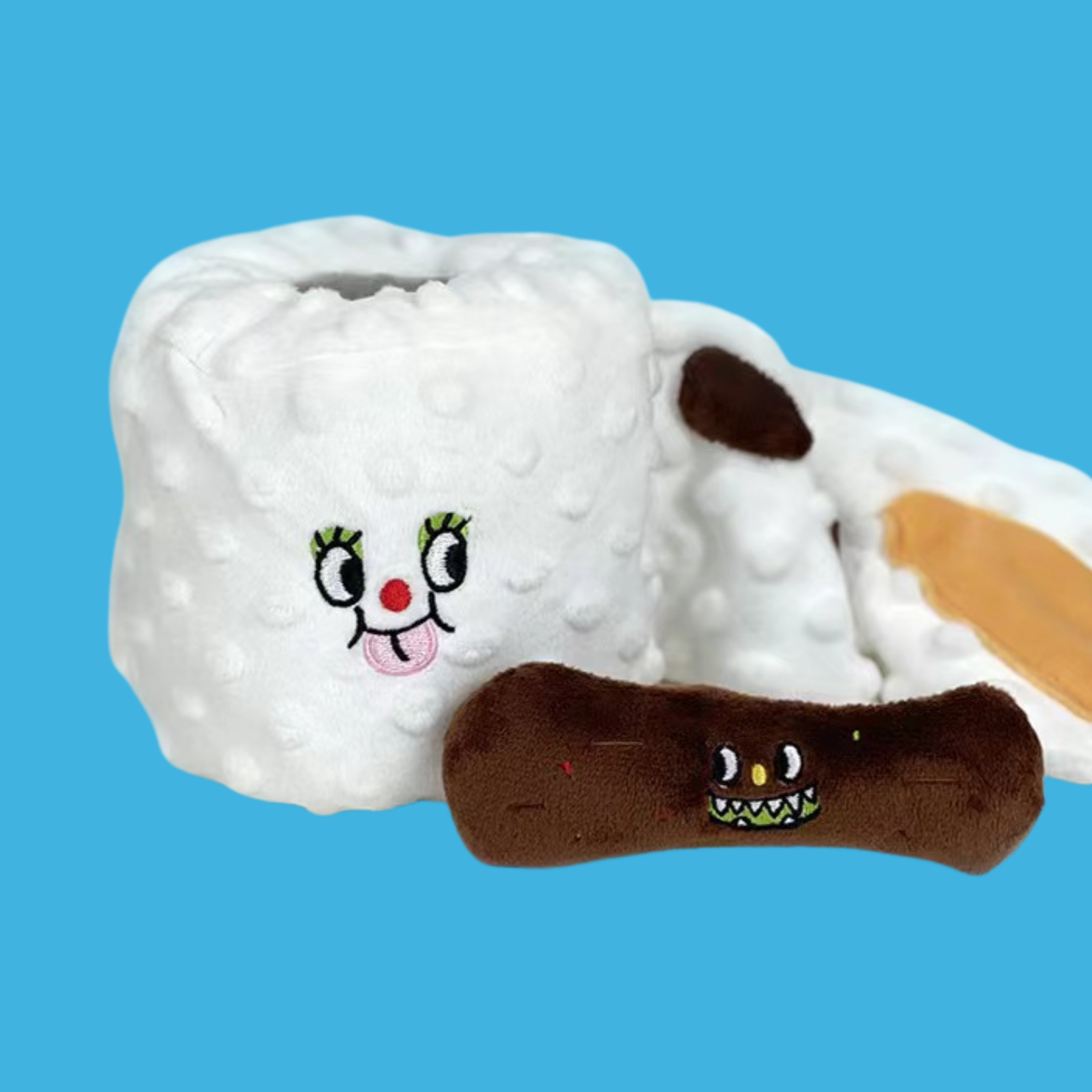 Toilet Paper Roll Snuffle Squeaky Toy