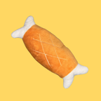 Plush Chicken Drumstick Squeaky Toy