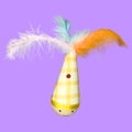Tumbler Feather Cat Toy (Plaid)