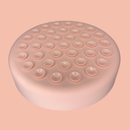 Pink Paw Print Slow Feeder Bowl