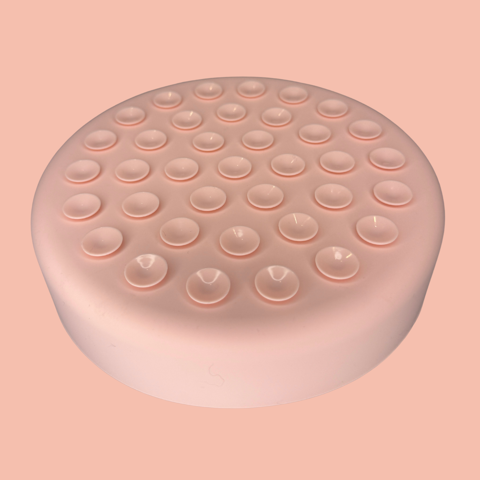 Pink Paw Print Slow Feeder Bowl