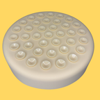 Yellow Paw Print Slow Feeder Bowl