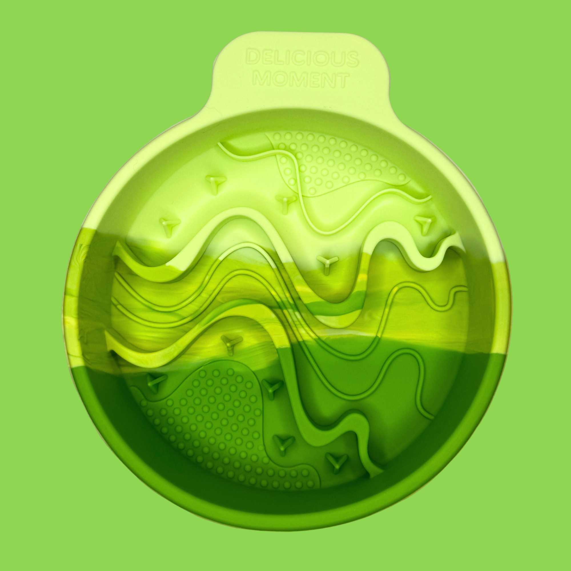 Silicone Slow Feeder Bowl (Forest Green)
