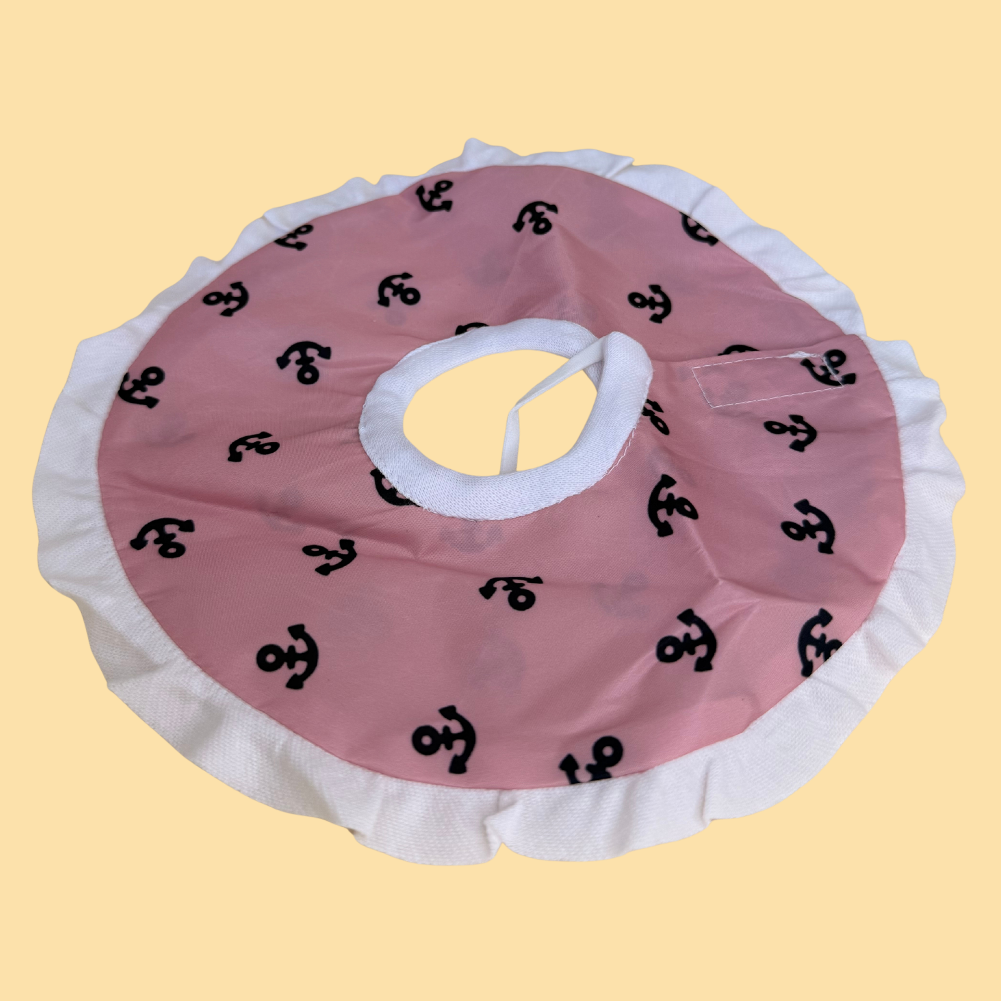 Anchor Ruffled Recovery Collar for Rabbit & Kitty