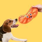 Hot Dog Plush Squeaky Toy