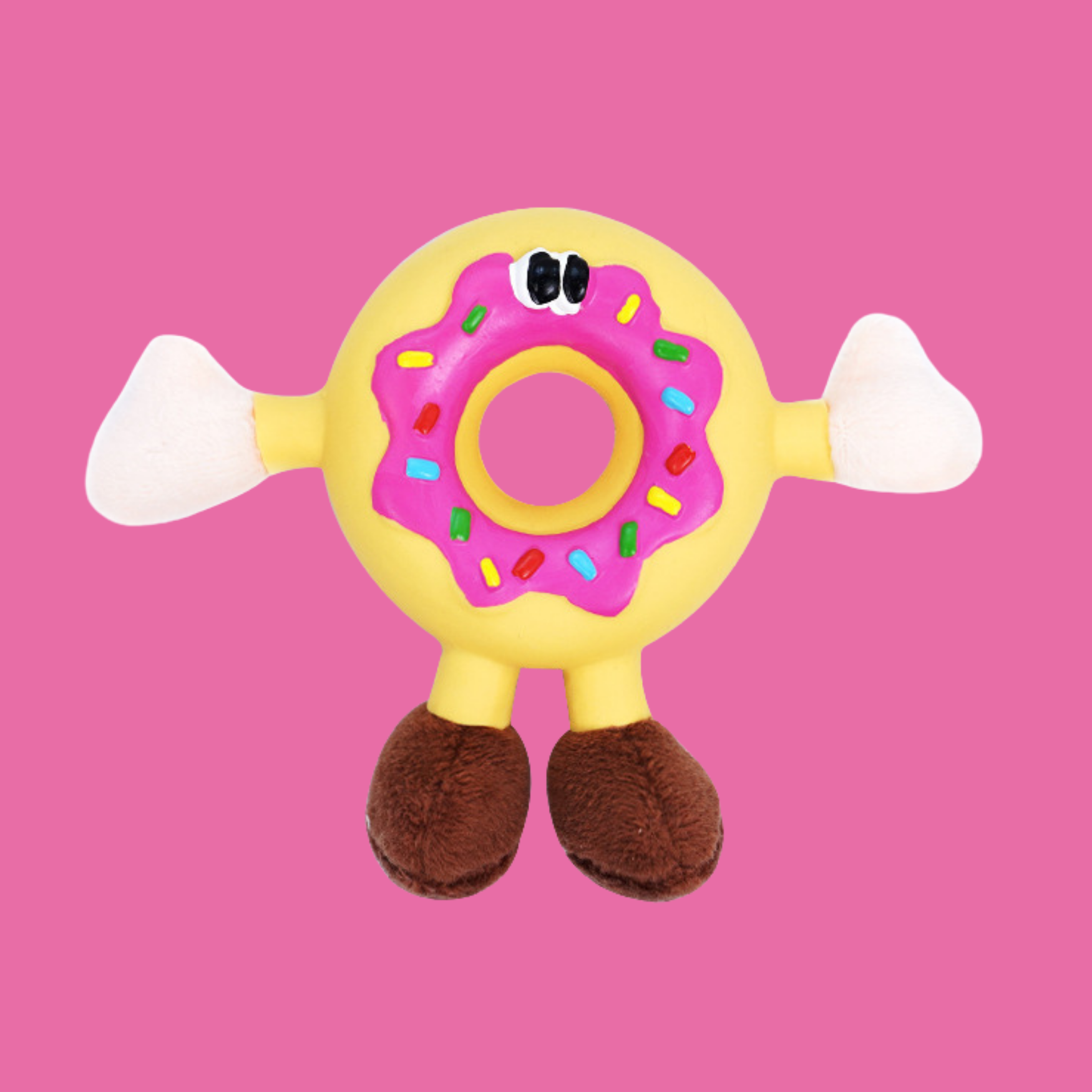Donut Latex Plush Squeaky Toy