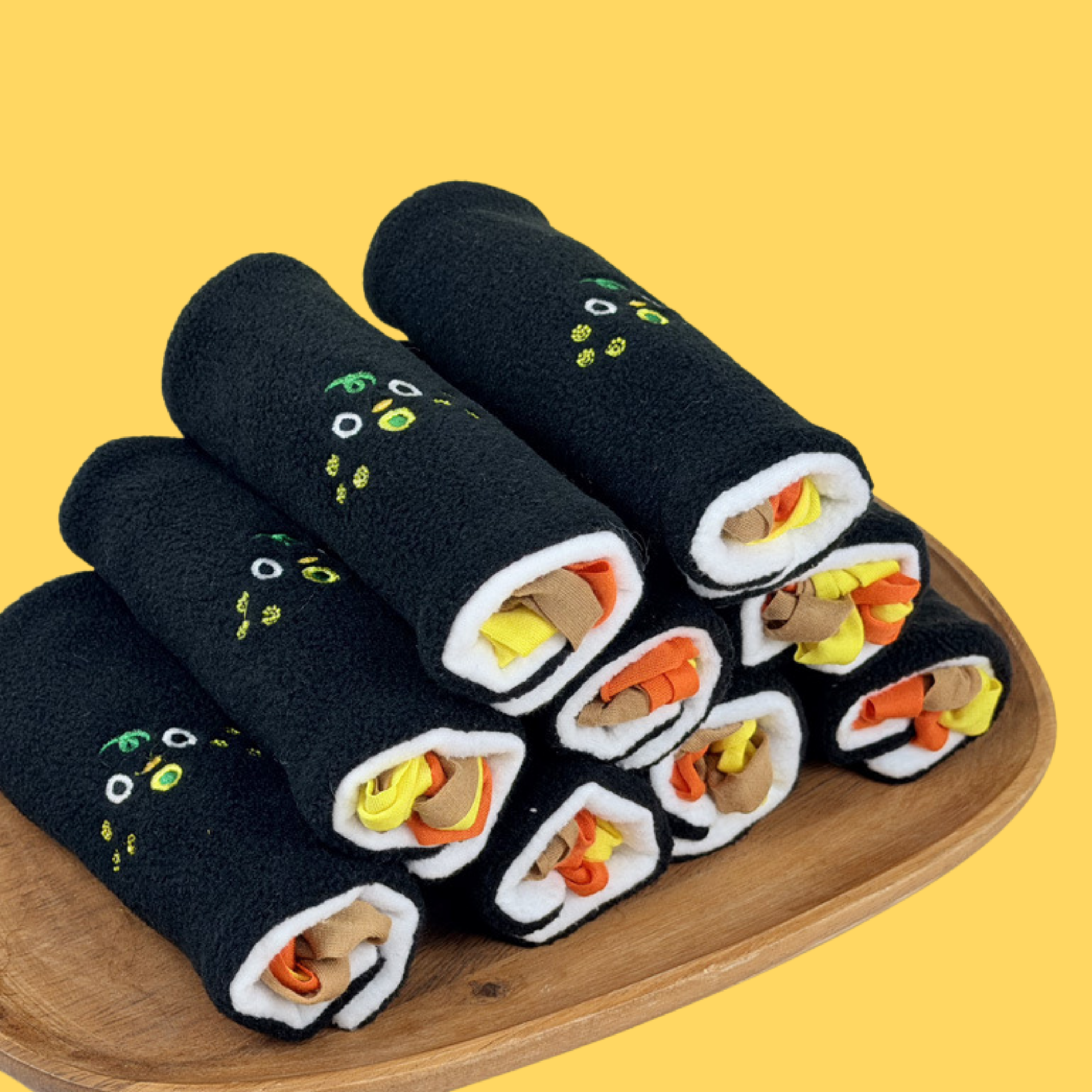 Sushi Nori Snuffle Squeaky Toy