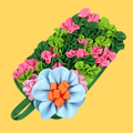 Green Flower Foraging Snuffle Mat