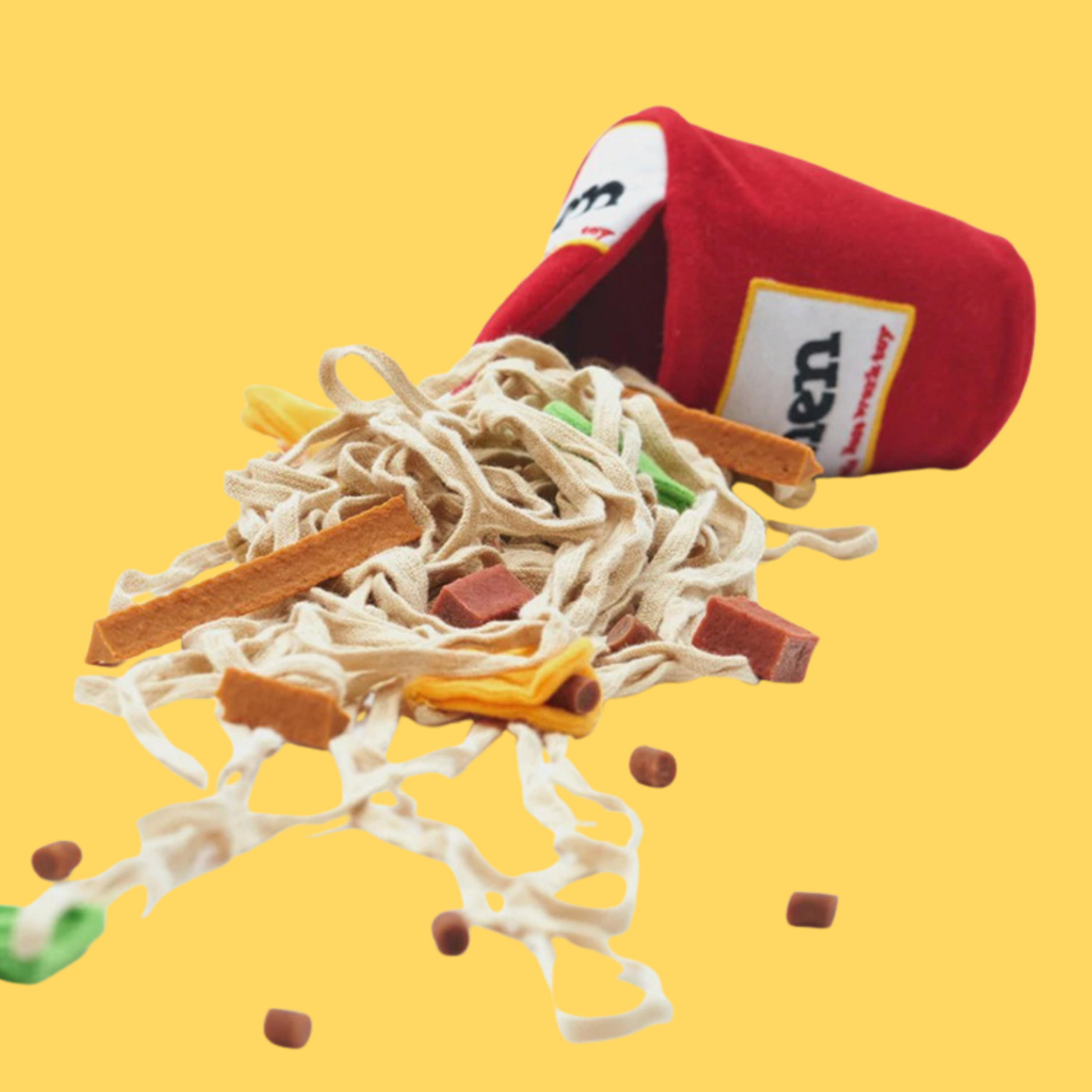 Ramen Noodle Snuffle Plush Toy