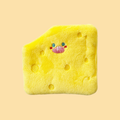 Cheese Block Plush Snuffle Squeaky Toy