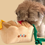 Toast Snuffle Plush Dog Toy