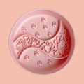 Pink Paw Print Slow Feeder Bowl