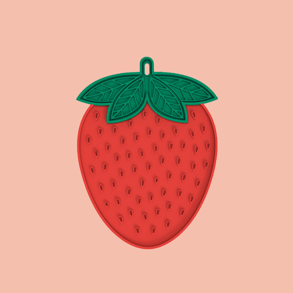 Strawberry Licking Mat