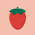 Strawberry Licking Mat